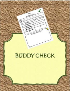 Preview of Buddy Check for Math