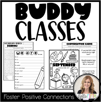 Preview of Buddy Class Activities and Resources