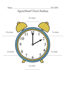 Buddy Clock by Peaches for the Teacher Teachers Pay Teachers