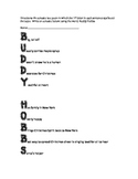 Buddy the Elf Holiday Acrostic