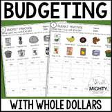 #summerwts Budget Activity - whole dollar, money math, fun