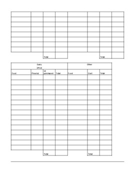 Budget Game - Printable Spreadsheet by Melody Fleming | TPT