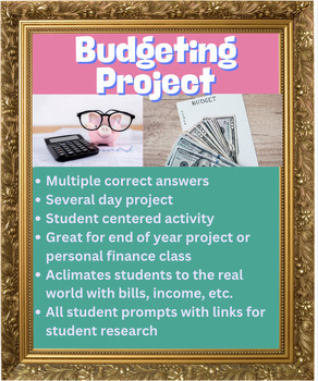 Preview of Budget Project- Do you have enough to move out?