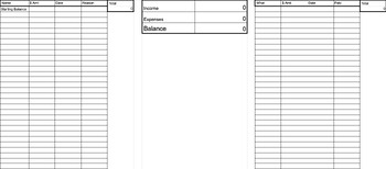 Preview of Budget Sheet
