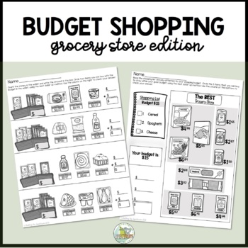 Preview of Budget Shopping - Grocery Store Edition