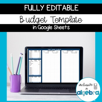 Preview of Budget Template - Monthly Easy Template for Budgeting in Google Sheets