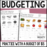 Budget Worksheets to $5