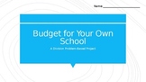 Budget for Your Own School- A Division Problem-Based Project