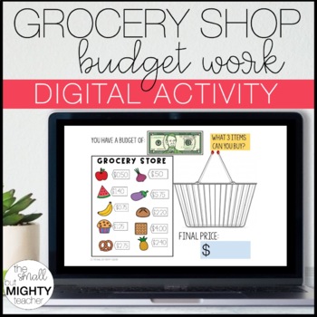 Preview of Digital Grocery Shop Budget