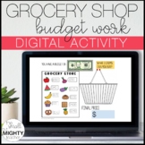 Digital Grocery Shop Budget