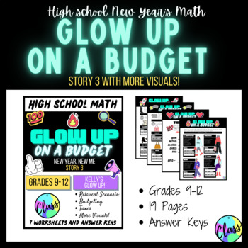 Preview of Budgeting Activity 3 | Glow Up On a Budget | High School Math | USA