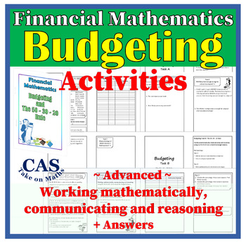 Preview of Budgeting Activity-Advanced-Financial Literacy-Financial Math