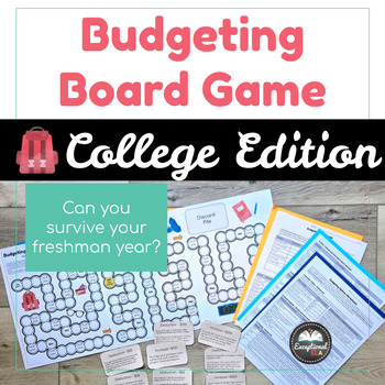 Preview of Budgeting Board Game College Edition - Real Life Financial Literacy Skills