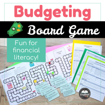 Preview of Budgeting Board Game for Financial Literacy - Students Practice Real Life Skills