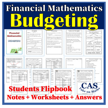 Preview of Budgeting Flipbook | Financial Math | Financial Literacy