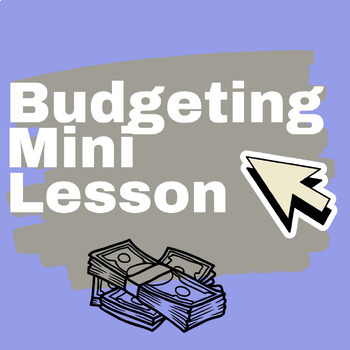 Preview of Budgeting Mini-Lesson