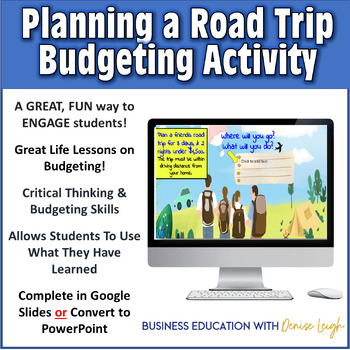 Preview of Budgeting & Planning a Trip Project - Personal Finance Class Activity Lesson