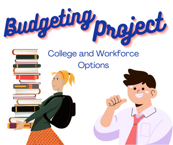 Preview of High School Budgeting Project with College and Workforce / Work Options