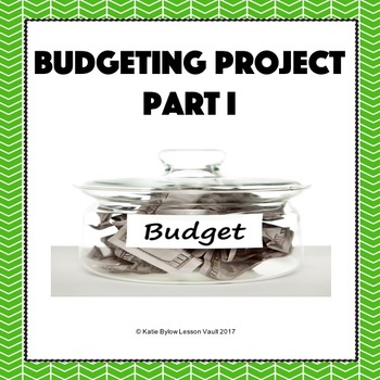 Preview of Budgeting Project Part I - Personal Finance