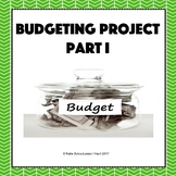 Budgeting Project Part I - Personal Finance