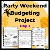 Budgeting Project Party Planning Weekend Day 3