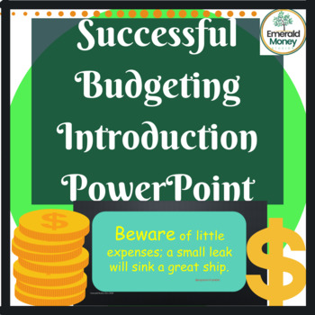 Preview of Budgeting Worksheet, Financial Literacy, Lesson One