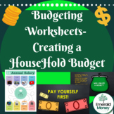 Budgeting Worksheets-Creating a Household Budget- Financia