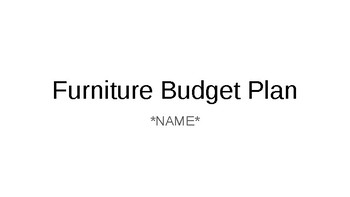 Preview of Budgeting Your New Apartment