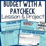 Budgeting and Paystub Lesson and Activity