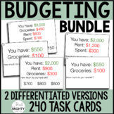 Budgeting for Special Ed, Autism Task Card Activity BUNDLE
