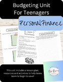 Budgeting for Teenagers