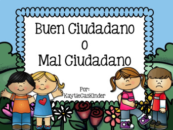 Preview of Buen Ciudadano o Mal Ciudadano - Good Citizen or Bad Citizen