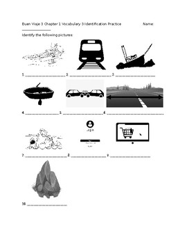 Buen Viaje Chapter 3 Worksheets Teaching Resources Tpt