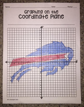 Buffalo Bills (Graphing on the Coordinate Plane/ Mystery Picture)