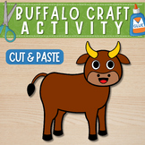 Buffalo Craft | Domestic Animal Crafts | Buffalo Craftivity
