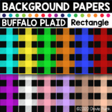 Buffalo Plaid Background RECTANGLE Papers Clipart