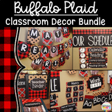 Buffalo Plaid Farmhouse Classroom Decor Bundle