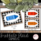 Buffalo Plaid Farmhouse - Color Posters