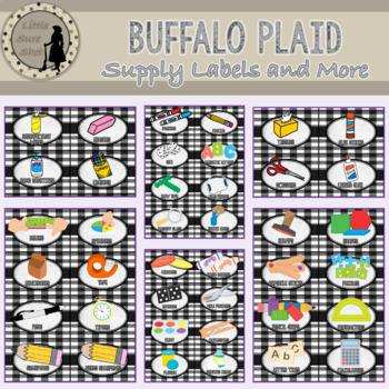 Buffalo Plaid Jar Labels (Printable Office Supplies PDF) - Payhip