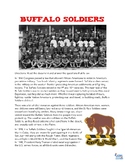 Buffalo Soldiers Reading Worksheet