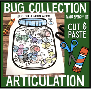 Preview of Bug Collection Articulation: A Speech Therapy Craft Activity
