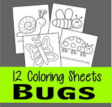 Bug Coloring Sheets