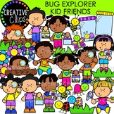 Bug Explorer Kid Friends {Bug Nature Clipart and Spring Clipart}