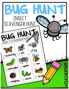 Preview of Bug Hunt: An Insect Scavenger Hunt