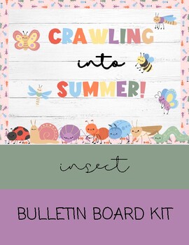 Preview of Bug/Insect Bulletin Board Kit- Spring, Summer, BOY