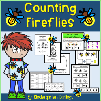 Preview of Bug & Insect Math Unit on Fireflies Numbers 0-20, Addition, Subtraction & More