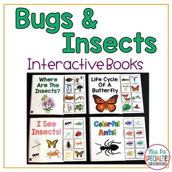 Preview of Bug and Insects Interactive Books (Adapted Books for Special Education)