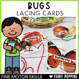 Bug Lacing Cards {Fine Motor)