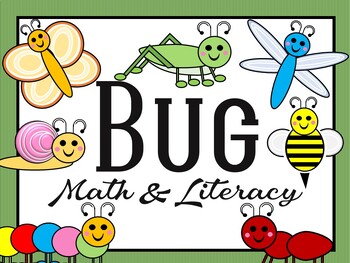 Preview of Bug Math and Literacy