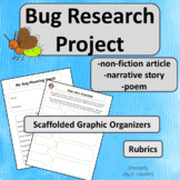 Bug Research Project- 2nd-3rd grade